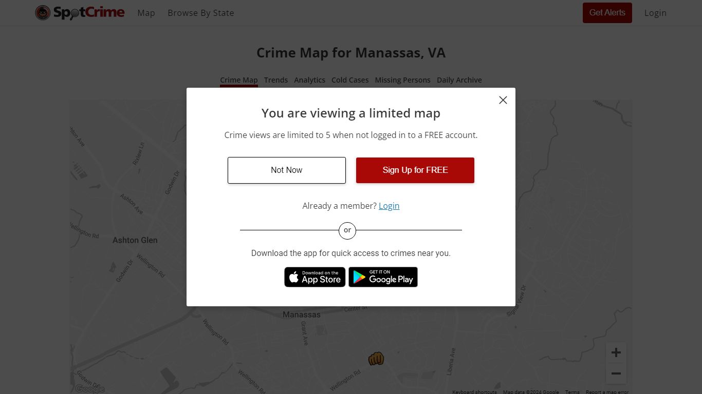 Crime in Manassas - Manassas, VA Crime Map - SpotCrime